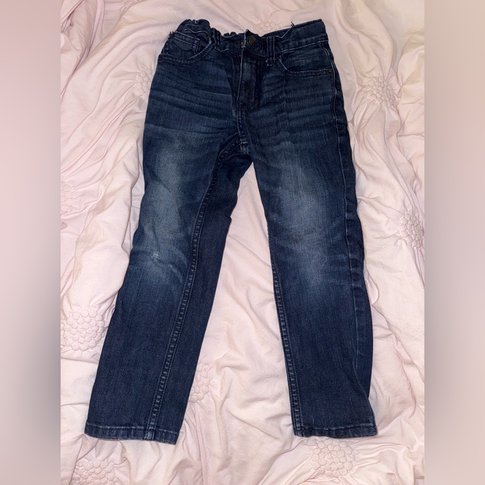 Cat & Jack Dark Blue Straight Jeans